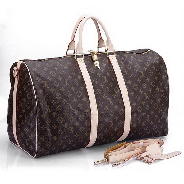 Louis Vuitton Monogram Canvas Keepall 55 with Shoulder Strap M41414